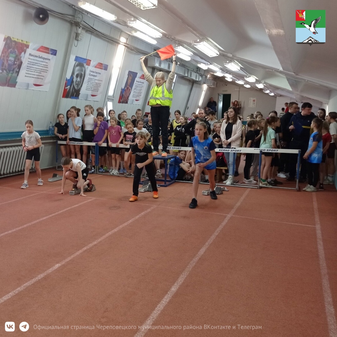 В Череповце на стадионе &quot;Металлург&quot; прошло лично-командное первенство Череповецкого района по легкой атлетике среди общеобразовательных школ..