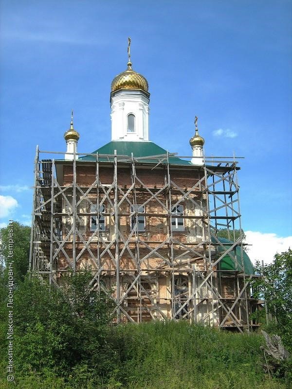 Храм Богоявления, село Козохта.